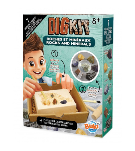 Dig kit, Buki, Rocks and Minerals