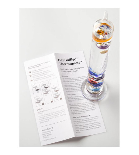 AstroMedia Weather station The Galileo Thermometer