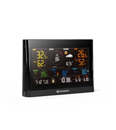 BRESSER WLAN Comfort Weather Center с профессиональным датчиком 7-в-1 и современным цветны