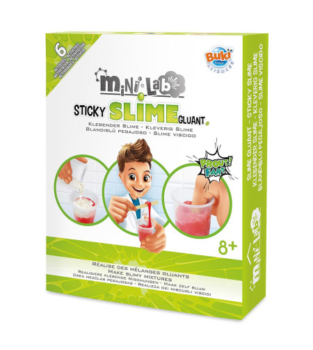 Eksperimentų rinkinys Buki Mini Lab Sticky Slime