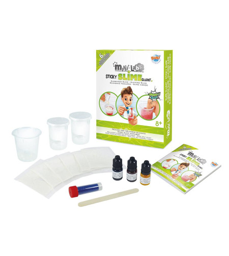 Eksperimentų rinkinys Buki Mini Lab Sticky Slime