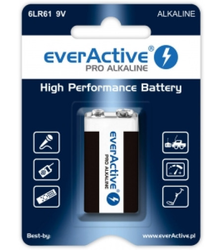 6LR61 1BL everActive Pro Alkaline