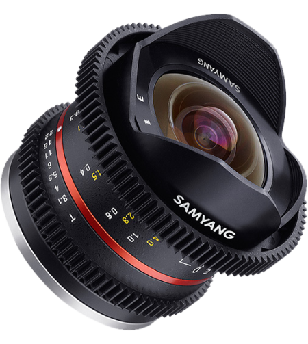 Samyang 8mm T3.1 Cine UMC Fish-Eye II Canon M