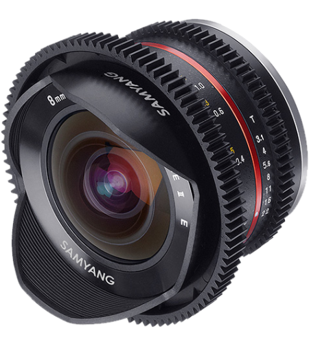 Samyang 8mm T3.1 Cine UMC Fish-Eye II Canon M