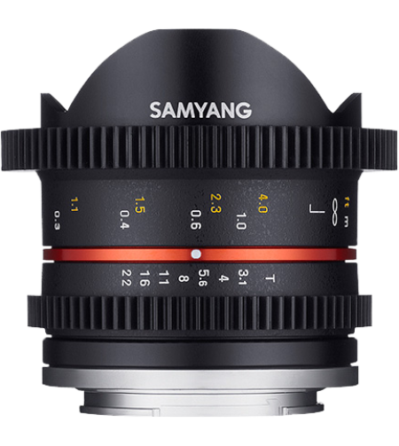 Samyang 8mm T3.1 Cine UMC Fish-Eye II Canon M