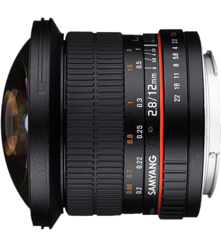 Samyang 12mm f/2.8 ED AS NCS Fish-Eye Canon M