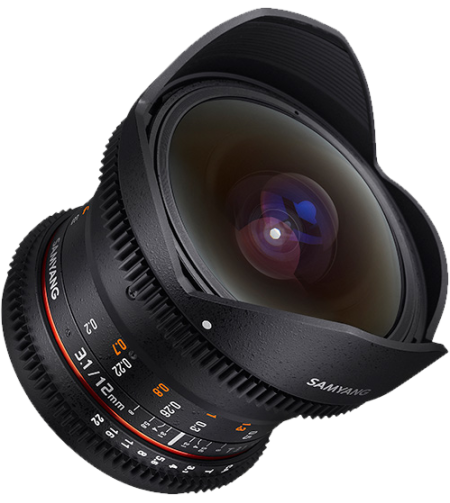 Samyang 12mm T3.1 VDSLR ED AS NCS Fish-Eye Canon M