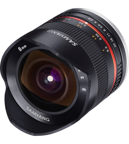 Samyang 8mm f/2.8 UMC Fish-Eye II Canon M (Black)