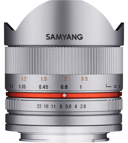 Samyang 8mm f/2.8 UMC Fish-Eye II Canon M (Silver)