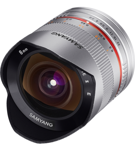 Samyang 8mm f/2.8 UMC Fish-Eye II Canon M (Silver)