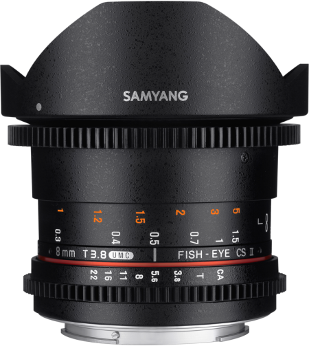 Samyang 8mm T3.8 VDSLR UMC Fish-Eye CS II Canon M