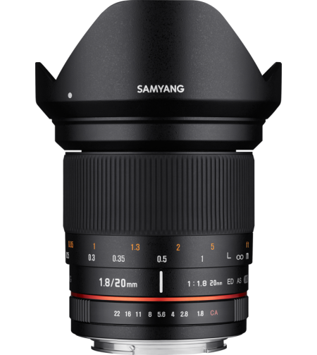 Samyang 20mm f/1.8 ED AS UMC Sony A