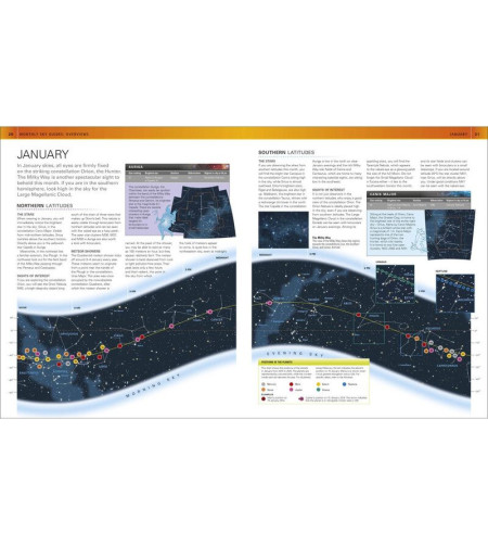 Dorling Kindersley Book The Night Sky Month by Month