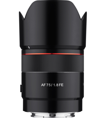 Samyang AF 75mm F/1.8 Sony FE with KenkoFilter 58mm