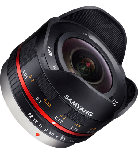 Samyang 7.5mm f/3.5 Fish-Eye MFT (Black)