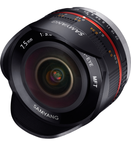 Samyang 7.5mm f/3.5 Fish-Eye MFT (Black)