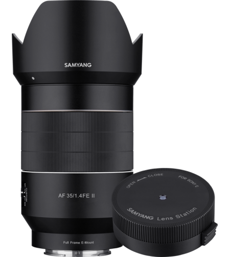 Samyang AF 35mm F/1.4 Sony FE II with Lens Station