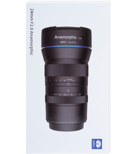 Sirui Anamorphic Lens 1,33x 24mm f/2.8 MFT