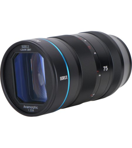 Sirui Anamorphic Lens 1,33x 75mm f/1.8 EF-M Mount