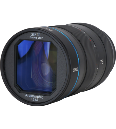 Sirui Anamorphic Lens 1,33x 75mm f/1.8 EF-M Mount