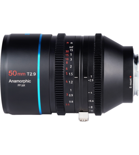 Sirui Anamorphic Lens 1,6x Full Frame 50mm T2.9 E-Mount