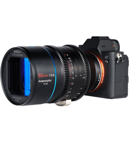 Sirui Anamorphic Lens 1,6x Full Frame 50mm T2.9 E-Mount