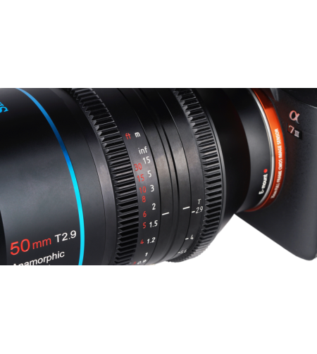 Sirui Anamorphic Lens 1,6x Full Frame 50mm T2.9 E-Mount