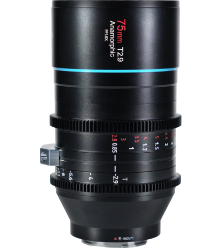 Sirui Anamorphic Lens 1,6x Full Frame 75mm T2.9 E-Mount