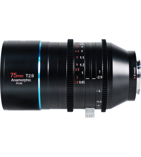 Sirui Anamorphic Lens 1,6x Full Frame 75mm T2.9 E-Mount