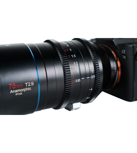 Sirui Anamorphic Lens 1,6x Full Frame 75mm T2.9 E-Mount