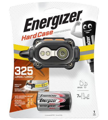 Energizer HardCase Headlight w/attachment