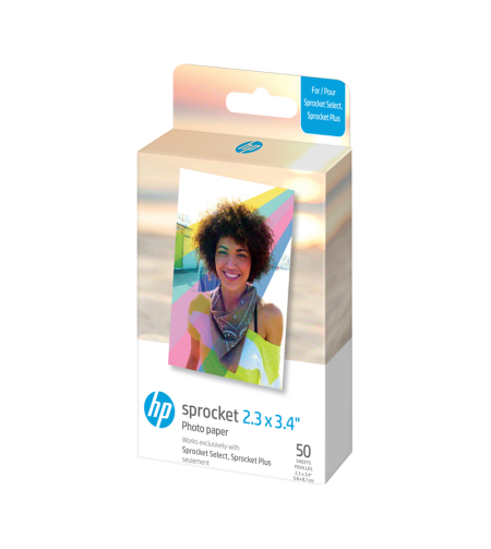 HP Zink Paper Sprocket Select 50 Pack 2,3x3,4''