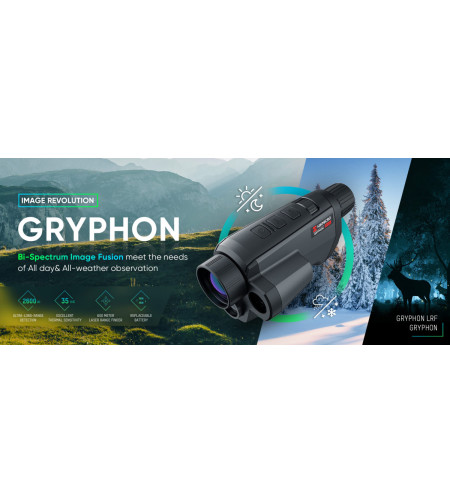 Тепловизионный монокль HIKMICRO GRYPHON GH35 384X288 35MM 50HZ 1800M WI-FI