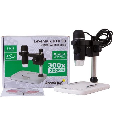 Compact Digital Microscope Levenhuk DTX 90 5Mpx 10x-300x