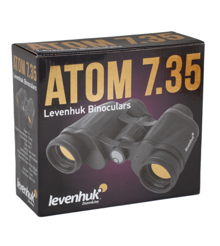 Levenhuk Atom 7x35  Компактный, Влагостойкий  Бинокль с Призмой Порро