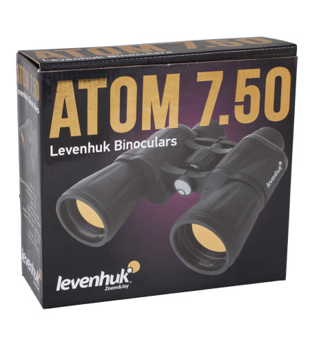 Levenhuk Atom 7x50  Компактный, Компактный, Влагостойкий, Карманный Бинокль с Призмой Руф