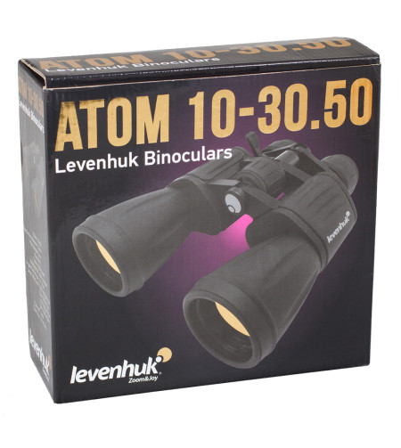 Levenhuk Atom 10-30x50  Компактный, Влагостойкий  Бинокль с Призмой Порро