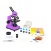 Microscope Levenhuk Rainbow 2L PLUS Amethyst 64x - 640x with experiment kit K50