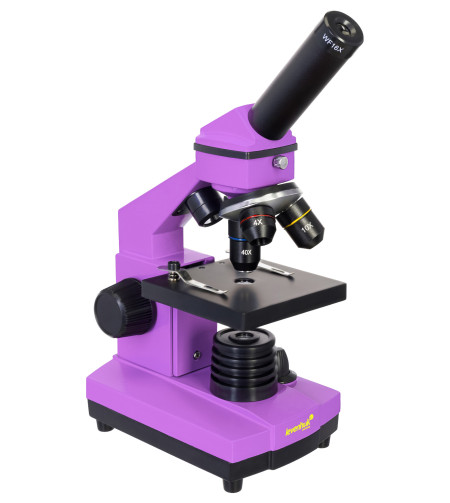 Microscope Levenhuk Rainbow 2L PLUS Amethyst 64x - 640x with experiment kit K50