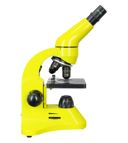 Microscope Levenhuk Rainbow 50L Lime 40x - 800x with experimental kit K50