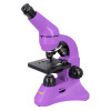 Microscope Levenhuk Rainbow 50L PLUS Amethyst 64x–1280x with experimental kit K50