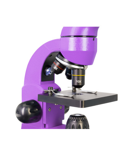 Microscope Levenhuk Rainbow 50L PLUS Amethyst 64x–1280x with experimental kit K50