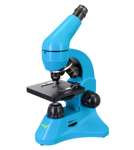 Microscope Levenhuk Rainbow 50L PLUS Azure 64x–1280x with experimental kit K50