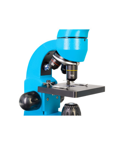 Microscope Levenhuk Rainbow 50L PLUS Azure 64x–1280x with experimental kit K50