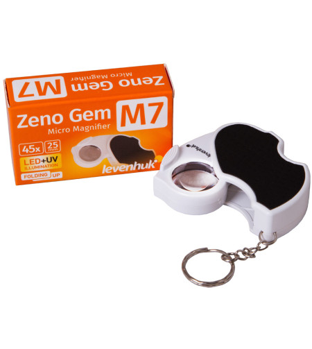 Levenhuk Zeno Gem M7 Plus (45x)Лупа + UV