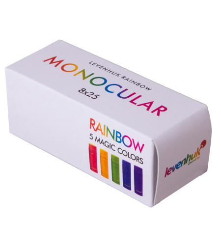 Monokuliaras Levenhuk Rainbow 8x25 Sunny Orange