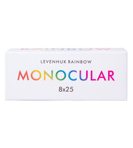 Monokuliaras Levenhuk Rainbow 8x25 Sunny Orange