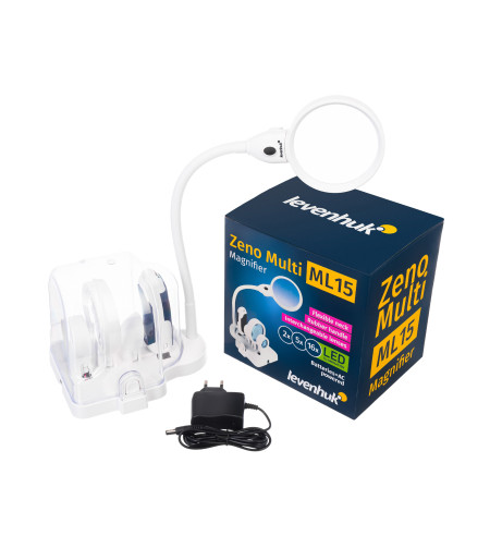 Levenhuk Zeno Multi ML15 White Magnifier 2/5/16x