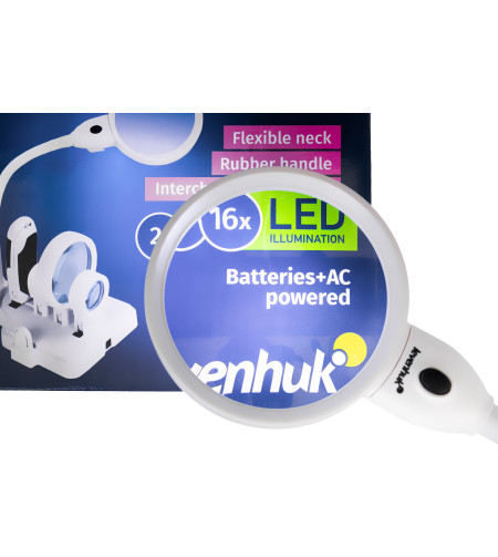 Levenhuk Zeno Multi ML15 White Magnifier 2/5/16x