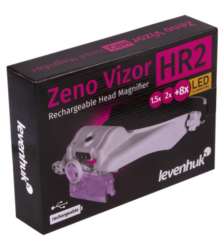 Levenhuk Zeno Vizor HR2 Head Rechargeable Magnifier 1.5/2/8x